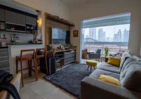 Foto 1 de Apartamento com 1 Quarto para venda ou aluguel, 53m² em Embaré, Santos