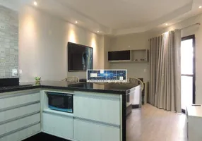 Foto 1 de Flat com 1 Quarto para alugar, 44m² em Boqueirão, Santos