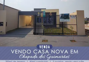 Foto 1 de Casa de Condomínio com 2 Quartos à venda, 84m² em Bom Clima, Chapada dos Guimarães