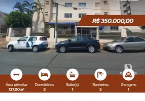 Foto 1 de Apartamento com 3 Quartos à venda, 137m² em Vila Independência, Limeira