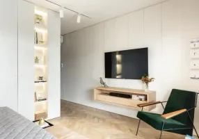 Foto 1 de Flat com 1 Quarto à venda, 45m² em Vila Olímpia, São Paulo