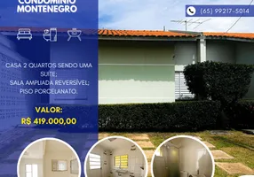 Foto 1 de Casa de Condomínio com 2 Quartos à venda, 126m² em Parque Residencial das Nações Indígenas, Cuiabá