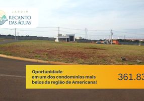 Lote/Terreno à venda, 362m² em Jardim Recanto das Aguas, Nova Odessa - imagem 1 Foto 1 de Lote/Terreno à venda, 362m² em Jardim Recanto das Aguas, Nova Odessa