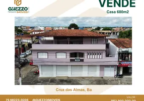 Foto 1 de Prédio Comercial com 5 Quartos à venda, 900m² em Centro, Cruz das Almas