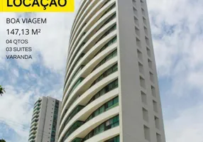 Foto 1 de Apartamento com 3 Quartos para alugar, 147m² em Boa Viagem, Recife
