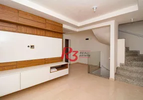 Foto 1 de Casa de Condomínio com 2 Quartos à venda, 103m² em Campo Grande, Santos