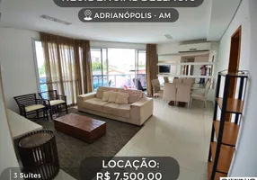 Foto 1 de Apartamento com 3 Quartos para alugar, 150m² em Adrianópolis, Manaus