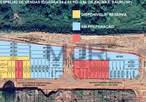 Foto 1 de Lote/Terreno à venda, 125m² em Parque Val de Palmas, Bauru