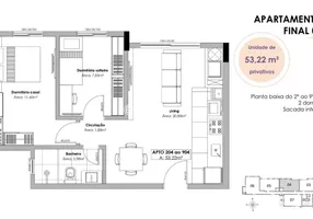 Foto 1 de Apartamento com 2 Quartos à venda, 53m² em Progresso, Bento Gonçalves
