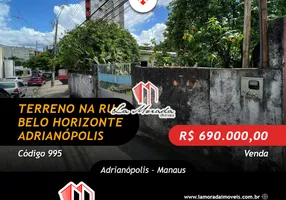 Foto 1 de Lote/Terreno à venda, 517m² em Adrianópolis, Manaus