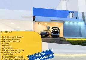 Foto 1 de Casa com 4 Quartos à venda, 147m² em Zona de Expansao Aruana, Aracaju