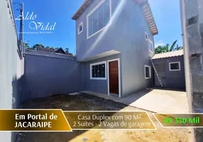 Foto 1 de Casa com 2 Quartos à venda, 90m² em Portal de Jacaraipe, Serra