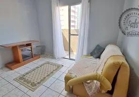 Foto 1 de Apartamento com 1 Quarto para venda ou aluguel, 42m² em Cidade Ocian, Praia Grande