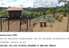 Foto 1 de Fazenda/Sítio à venda em Zona Rural, Bezerros