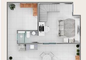 Cobertura com 1 Quarto à venda, 103m²