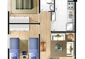 Apartamento com 2 Quartos à venda, 45m²