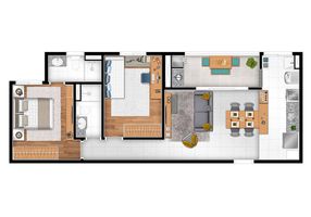 Apartamento com 2 Quartos à venda, 67m²