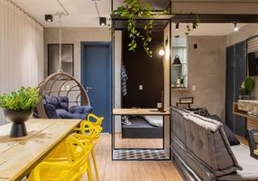 Flat com 1 Quarto para alugar, 49m²