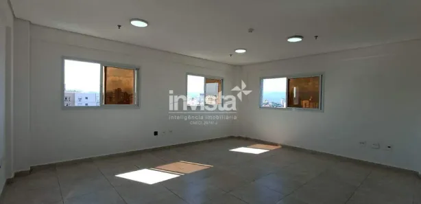 Sala Comercial para alugar, 43m² no Embaré, Santos