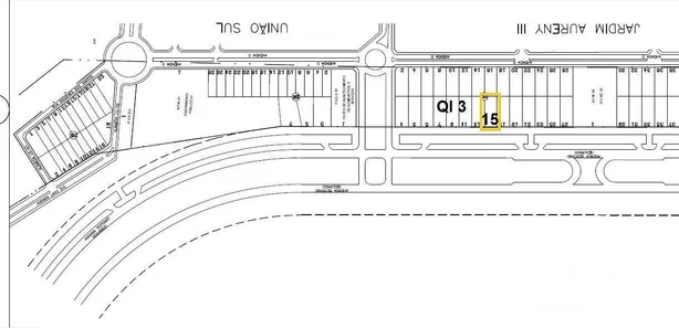 Lote/Terreno à venda, 1122m² no Loteamento Lago Sul (Taquaralto), Palmas