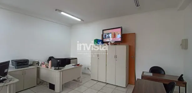 Sala Comercial para alugar, 44m² no Boqueirão, Santos