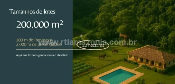 Lote/Terreno à venda, 200000m² no , Presidente Figueiredo