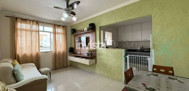 Apartamento com 2 Quartos à venda, 77m² no Encruzilhada, Santos