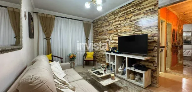 Apartamento com 2 Quartos à venda, 77m² no Encruzilhada, Santos