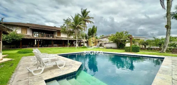 Casa de Condomínio com 5 Quartos à venda, 600m² no Balneario Praia do Perequê, Guarujá