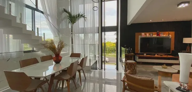 Casa de Condomínio com 4 Quartos para venda ou aluguel, 379m² no Alphaville (Abrantes), Camaçari