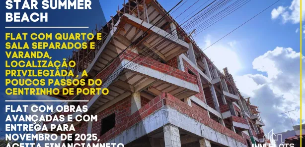Flat com 1 Quarto à venda, 25m² no Porto de Galinhas, Ipojuca