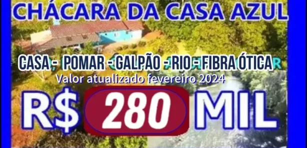 Fazenda/Sítio com 4 Quartos à venda, 134m² no , Caraá
