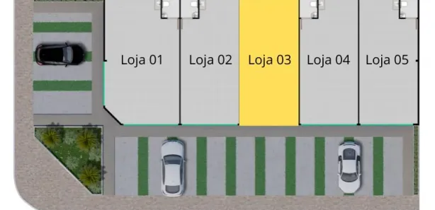 Ponto Comercial para alugar, 52m² no Vila Rosa, Goiânia