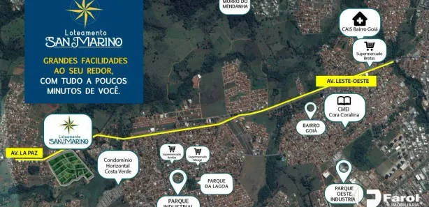 Lote/Terreno à venda, 240m² no Residencial San Marino, Goiânia