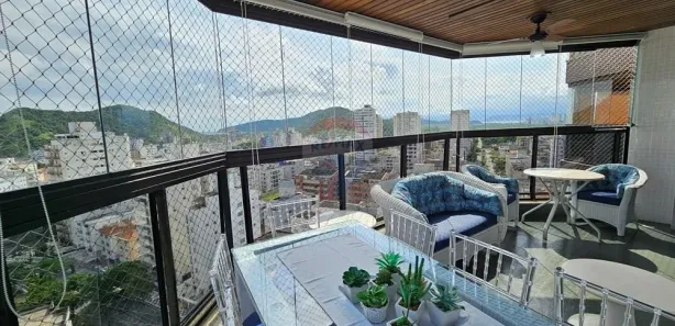 Apartamento com 3 Quartos à venda, 114m² no Vila Alzira, Guarujá