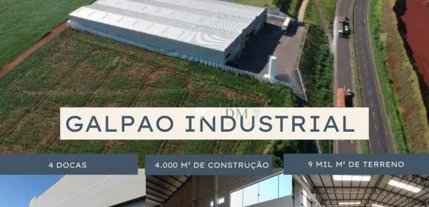 Galpão/Depósito/Armazém para alugar, 2100m² no Centro, Marialva