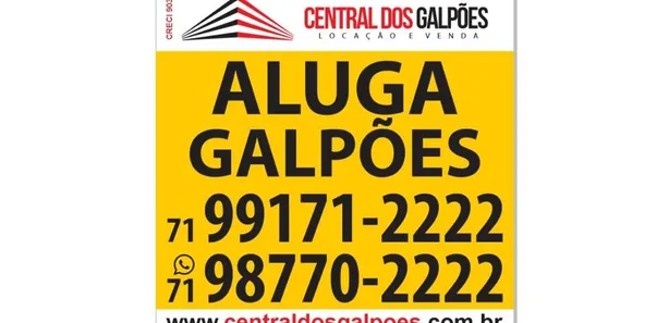 Galpão/Depósito/Armazém para alugar, 500m² no Porto Seco Pirajá, Salvador