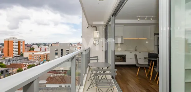 Apartamento com 1 Quarto para alugar, 39m² no Alto da Rua XV, Curitiba
