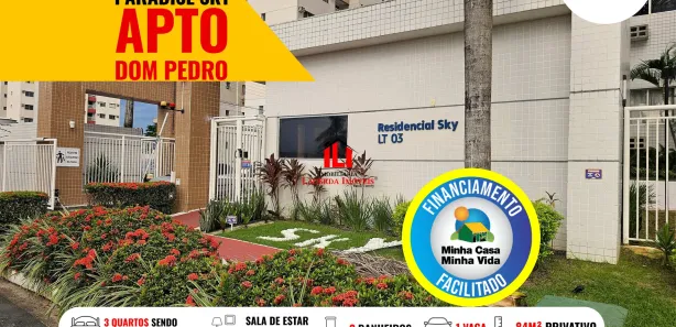 Apartamento com 3 Quartos à venda, 110m² no Dom Pedro I, Manaus