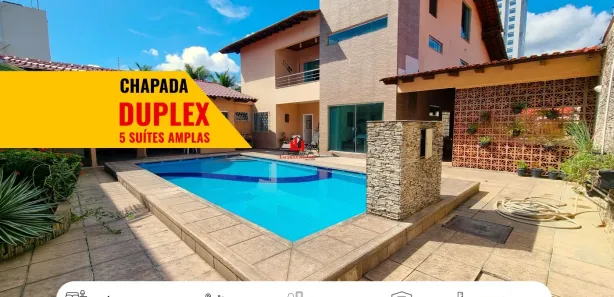 Casa de Condomínio com 5 Quartos à venda, 800m² no Chapada, Manaus