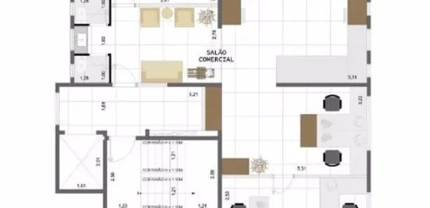 Sala Comercial à venda, 34m² no Matriz, Mauá
