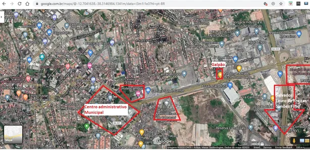 Lote/Terreno para alugar, 800m² no Ponto Certo, Camaçari