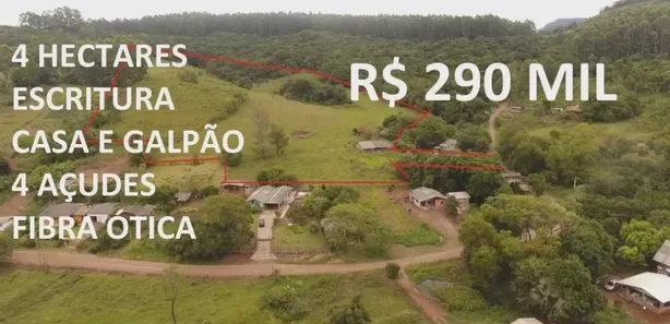 Fazenda/Sítio com 2 Quartos à venda, 196m² no , Caraá