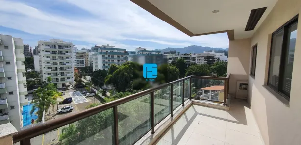 Apartamento com 3 Quartos para alugar, 84m² no Anil, Rio de Janeiro