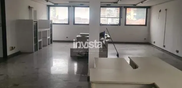 Sala Comercial para alugar, 110m² no Centro, Santos