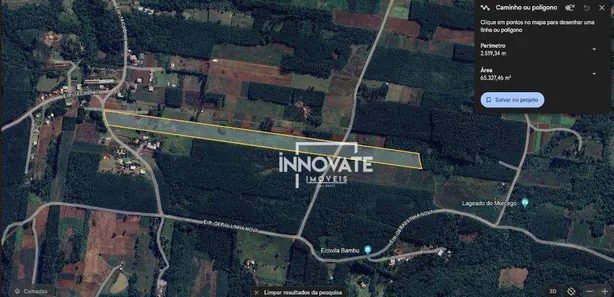 Lote/Terreno à venda, 65159m² no Linha Nova Baixa, Presidente Lucena
