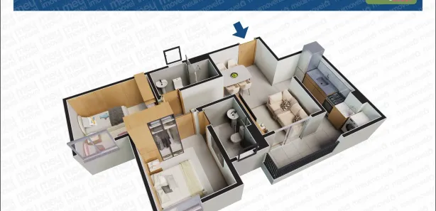 Apartamento com 2 Quartos à venda, 57m² no , Paço do Lumiar