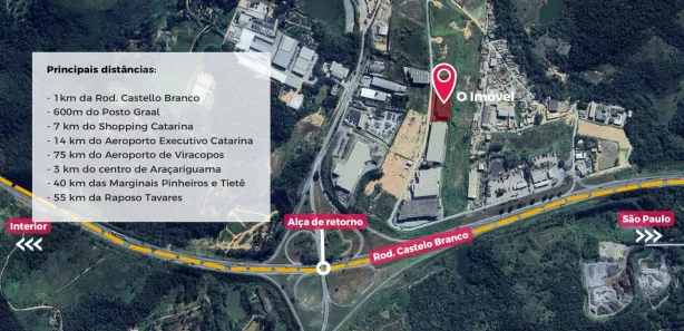 Galpão/Depósito/Armazém para alugar, 1385m² no Vila Real Daracariguama, Araçariguama