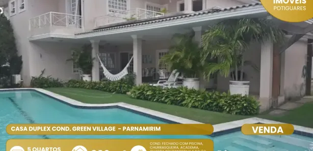 Casa de Condomínio com 5 Quartos para venda ou aluguel, 800m² no Candelária, Natal