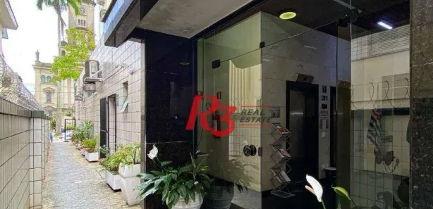 Sala Comercial para alugar, 113m² no Gonzaga, Santos